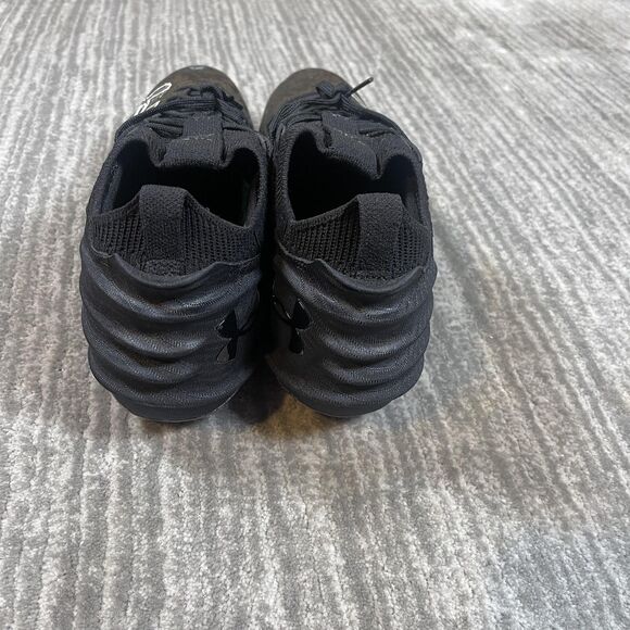 Under Armour Highlight MC Football Shoes Mens 11 Cleats Black Blue Iridescent - Picture 2 of 8